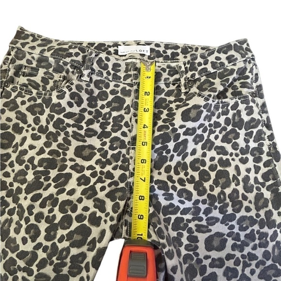 Loft Jeans Loft Modern Skinny Jeans In Leopard Print • Used • Size: 4 - Picture 4 of 8